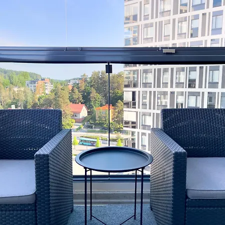 Apartamento Aseman Portti - Stunning 1br With Sauna 8th Floor Kuopio