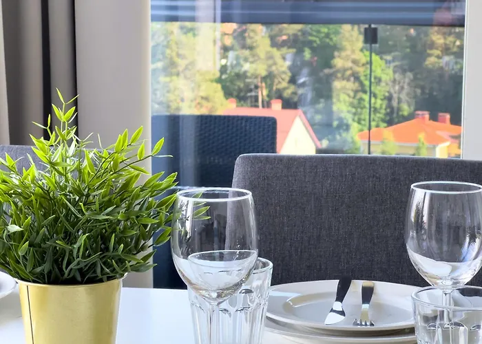 Aseman Portti - Stunning 1br With Sauna 8th Floor كوبيو