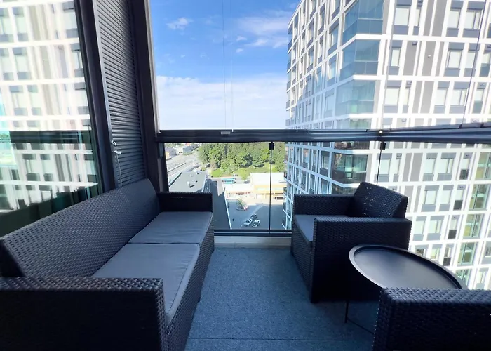 شقة Aseman Portti - Stunning 1br With Sauna 8th Floor